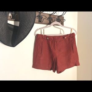 White House Black Market linen shorts